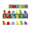 ZRRHOO Dinosaur Toys, Color Stack Game Toy, Fun Family Game for Kids, Board Wooden Educational Memory Toy, Montessori Toy for 3 Year Old Kids and Adults, Birthday Gift, Party Game for Girls & Boys