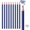 ZSASGXM 10 PCS Dark Blue Colored Pencils, Pre-sharpened Professional Wooden Art Pencils Set for Artists Painting | Premium Drawing Sketching Supplies