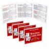 ZSNOVA-X 2026 American Mahjong Reference Cards, 4 Pack Large Print