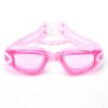 ZSRUIKJN Swim Goggles with Ear Plugs, Clear Swimming Coated Lens No Leaking Anti Fog UV Protection for Adult Men Women Youth Kids