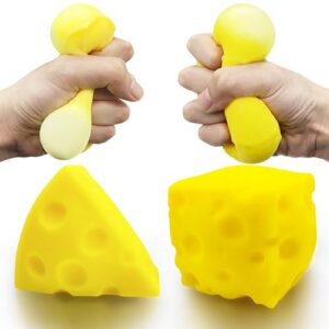 ZTATU Cheese Squishy Fidgets Stress Balls for Adults Collectible Figurines