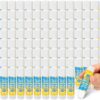 Zubebe 100 Pcs White Glue Sticks for Classroom 0.32 oz Washable Glue Stick for Crafts Back to School Gifts First Day Sets Classroom Prize Party Supplies Scrapbooking Crafting (School)