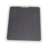 Zunate with USB C Dual Output, Portable Solar Charging Panel DC12V for Outdoor Work Travel Camping Training, Battery Charger for Small Energy Systems