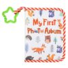 ZUYYON Baby Photo Album Baby Memory Book, Soft Cloth Photo Book First Year Memory Album Shower Gift for Newborn Toddler & Kids, Holds 4x6 Inch Photos (Fox)