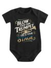 Zyuehyoe Baby Romper,Blow Your Own Trumpet Life,Adorable Whimsical Print Daily Clothing