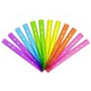 ZZTX 12 Pack Color Transparent Ruler Plastic Rulers 12 Inch