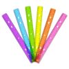ZZTX 6 Pack Color Transparent Ruler Plastic Rulers 12 Inch