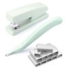 ZZTX Desktop Stapler with Remover & 1000 Staples Green