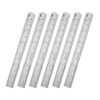 ZZTX Metal Ruler 12 Inches Stainless Steel 6 Pack