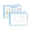 0-20 Number Line and 120 Chart Dry Erase Sheets 10-Pack