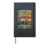0 days since last dad joke Dad Jokes Hardcover Journal, Black