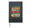0 days since last dad joke Dad Jokes Hardcover Journal, Black