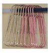 10-Pack Jumbo Paper Clips – 4” Giant Decorative Metal Paperclips, Oversized Bookmark for Office, School, Cute Desk Accessories, Clear Box (Gold, Rose Gold)