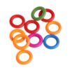 10-Pack Unfinished Wooden Rings 3 Sizes for Bird Toy, XS
