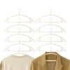10-Pack Velvet Non-Slip Hangers 360° Rotating Suit Rack for Pants Shirts Sweaters Jackets - Space-Saving Closet for Suits & Coats
