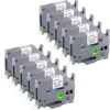 10-Pk TZe-231 Replace for Brother Label Maker Tape 12mm .47 White Laminated