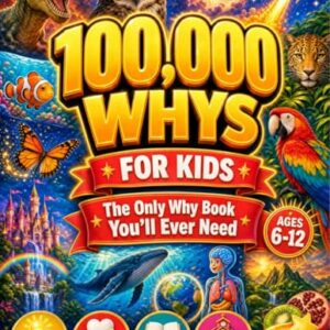 100,000 Whys for Kids - The Only Why Book You'll Ever Need: Real Answers to the Big Questions Kids Ask About Science, Space, Animals, History, and the World Around Them (Ages 6-12)