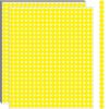 10000 Pcs Yellow Dot Stickers, 1/4" Tiny Colored Labels for Office