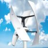 10000W Wind Turbine Generator Kit, 3-Blade Horizontal Windmill 12V 24V 48V with MPPT Charge Controller, Ideal for Home, RV, Marine, Off-Grid Power