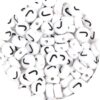 1000Pcs A-Z Acrylic Alphabet Beads Flat Round Spacer Beads