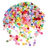 1000pcs Mini Craft Pom Poms, 1.5cm Polyester Fuzzy Balls