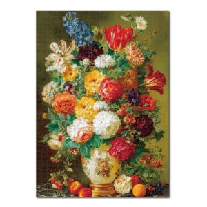 1000 Piece Puzzle for Adult, Floral Art Square Jigsaw Puzzle-26.6 in