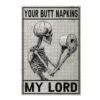 1000 Piece Skeleton Wooden Jigsaw Your Butt Napkins My Lord Puzzle Adults Kids Challenging Family Game Educational Stress Relief Learning Toy Home Decor Puzzles 29.5x19.7 Inch