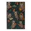 1000 Pieces Puzzles for Adults - Cute Camping Raccoon Forest Map Jigsaw Puzzle, Challenging Hard Difficult Stunning Art Wall Decor for Family Games Gift 29.5 X 19.7 Inch