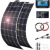 1000W Flexible Mono Solar Panel Kit with Inverter & 40A Charge Controller