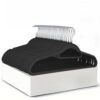 100/50-pack Velvet Hangers; Non-Slip Flocked Felt Hangers; Sturdy Hangers with 360-degree Swivel Hooks; Heavy-Duty Hangers for Thick, Heavy Garments; Durable, s