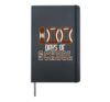 100 Days Of School Football 100th Day Boys Teacher Hardcover Journal, Black