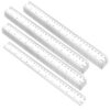 100 Pack Clear Ruler 12 Inch Bulk with Centimeters and Millimeters, Metric Rulers Measuring Drawing Tool for Kids, Ideal Back to School Office Home Supplies