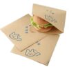 100 Pack Grease-Resistant Paper Sandwich Bags Food Grade Packaging，Rabbit