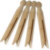 100 Pack Round Birch Wood Clothespins,Durable Wood Clips for Hanging