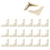 100pcs 23mm Metal Book Corner Protectors Bronze Scrapbooking DIY Album Photo Frame Decor