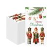 100 Pcs Christmas Guest Napkins Watercolor Nutcracker Paper Napkins