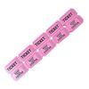100Pcs Coated Paper Raffle Tickets Double Roll Consecutively Numbered Coupons for Concerts Exhibitions and Large Event Large Quantity Lottery Tickets