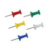 100Pcs Colorful Drawing Push Pins, Map Tacks Drawing Pins, Multi-Colored, Map Thumb Tacks Pens Push