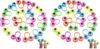 100 PCS Eye Finger Puppets Toys Set, Wiggly Eyeball Finger Puppet Eye On Rings for Kids, Party Favors for Boys Girls (Pack of 2)