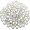 100pcs Glass Star Beads Matte Ab Mini Star Beads