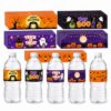 100 Pcs Halloween Water Bottle Labels Party Drink Wrappers Decor