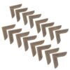 100pcs Iron Guard Edge Cover Vintage Protective Book Corner Coffee