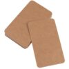 100 Pcs Kraft Paper Study Cards DIY Memo Note with Binder Ring