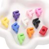 100Pcs Large Letter Beads for Paracord, Letter F