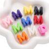 100Pcs Large Letter Beads for Paracord, Letter M