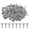 100pcs Miniature Round Head Metal Brads for Scrapbooking and Crafts
