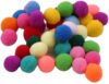 100 Pcs Polypropylene Pom Poms 2cm Multicolor Craft Balls DIY Decorations