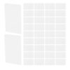 100pcs Pvc Blank Cards Dual Sided Printable White Plastic Cards