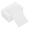 100pcs Pvc White Printable Blank Cards Double Sided