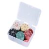 100 PCS Roulette Game Bingo Chips Casino Chips Learning Counter Durable Roulette Game Bingo with Small Storage Box